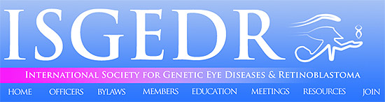 ISGEDR international society for Genetic eye diseases and retinoblastoma международное общество офтальмогенетиков